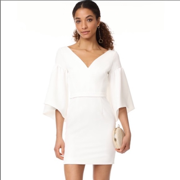 “Milly” open back dress in rose petal /bow. Size 0 - Picture 3 of 7